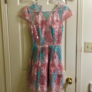 Brand new w tags Asos pastel shimmer dress